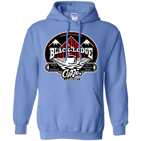 Sweatshirts Carolina Blue / Small Black Lodge Coffee Company Pullover Hoodie