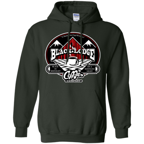 Sweatshirts Forest Green / Small Black Lodge Coffee Company Pullover Hoodie