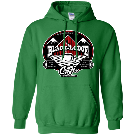 Sweatshirts Irish Green / Small Black Lodge Coffee Company Pullover Hoodie