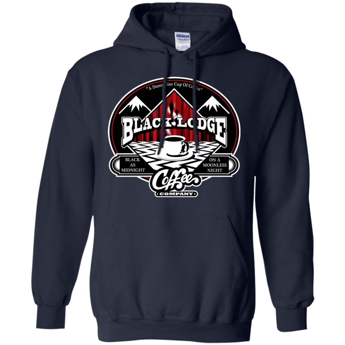 Sweatshirts Navy / Small Black Lodge Coffee Company Pullover Hoodie