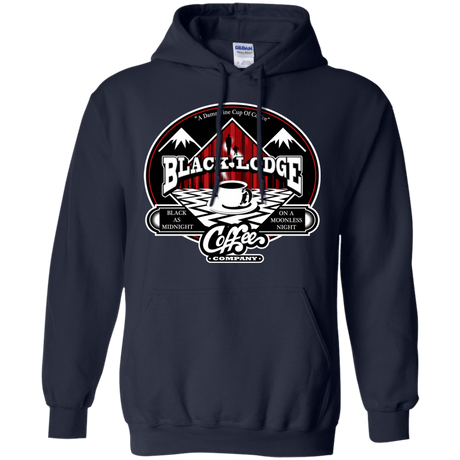 Sweatshirts Navy / Small Black Lodge Coffee Company Pullover Hoodie