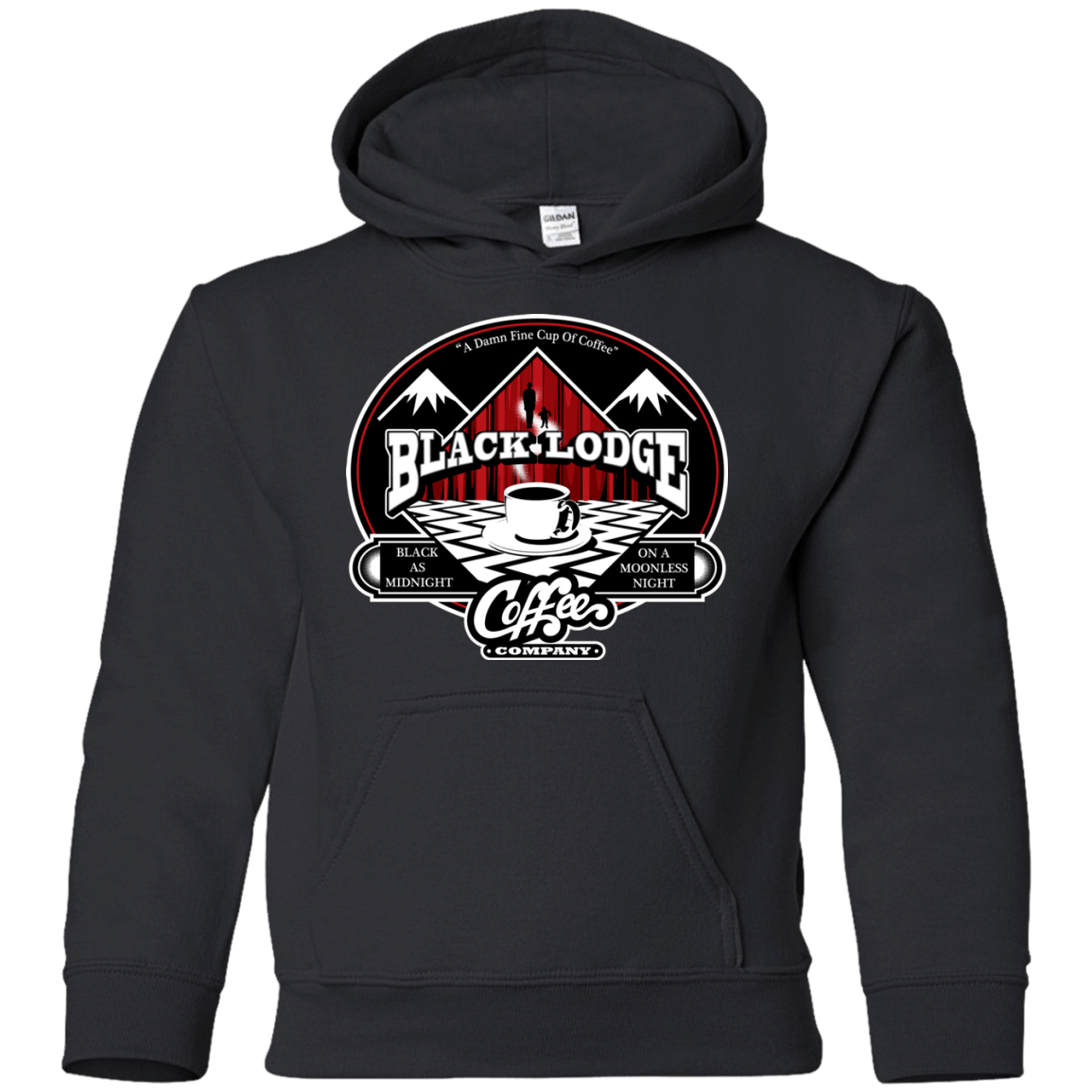 Sweatshirts Black / YS Black Lodge Coffee Company Youth Hoodie