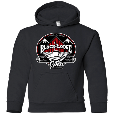 Sweatshirts Black / YS Black Lodge Coffee Company Youth Hoodie