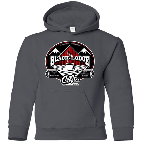 Sweatshirts Charcoal / YS Black Lodge Coffee Company Youth Hoodie