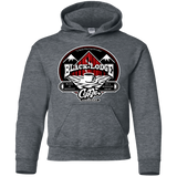 Sweatshirts Dark Heather / YS Black Lodge Coffee Company Youth Hoodie