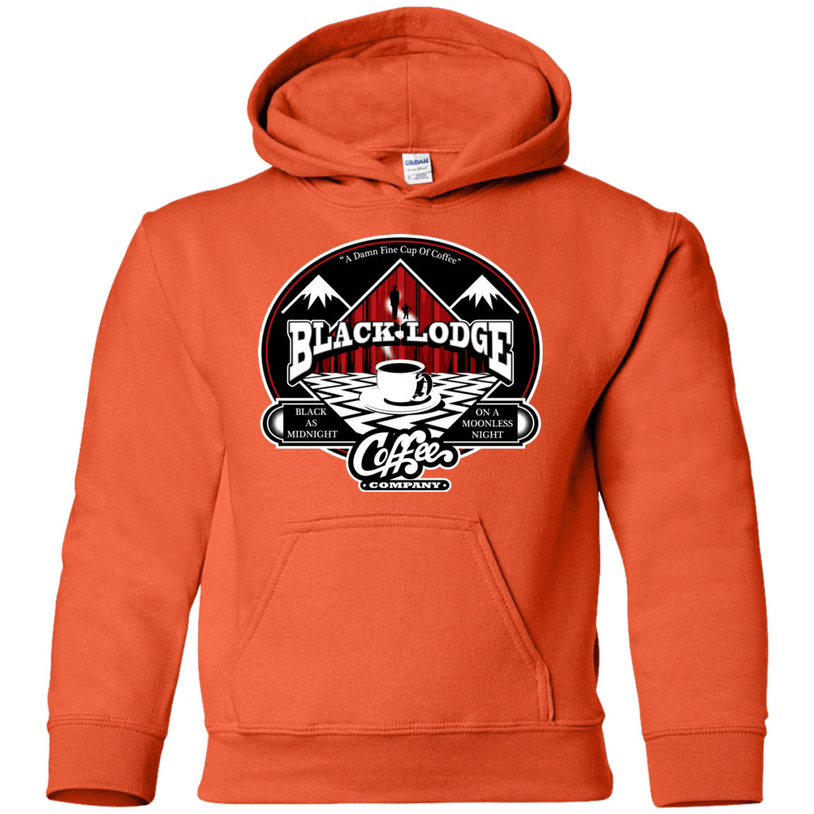Sweatshirts Orange / YS Black Lodge Coffee Company Youth Hoodie
