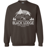 Sweatshirts Dark Chocolate / Small Black Lodge Crewneck Sweatshirt