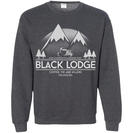 Sweatshirts Dark Heather / Small Black Lodge Crewneck Sweatshirt