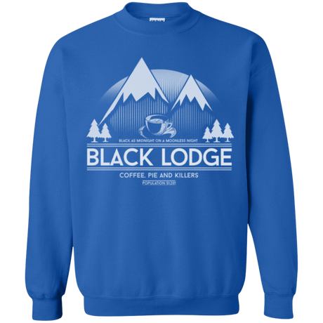 Sweatshirts Royal / Small Black Lodge Crewneck Sweatshirt