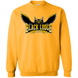 Sweatshirts Gold / Small Black Lodge Owls Crewneck Sweatshirt