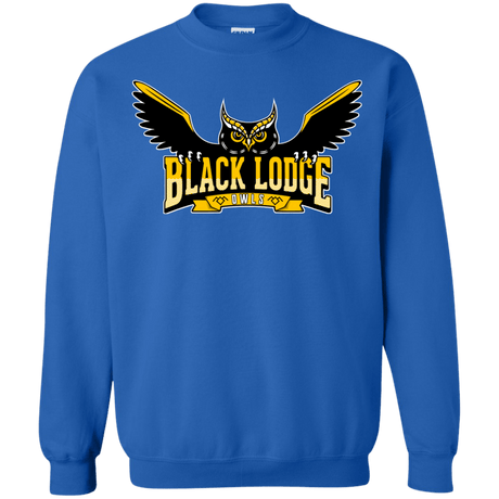 Sweatshirts Royal / Small Black Lodge Owls Crewneck Sweatshirt