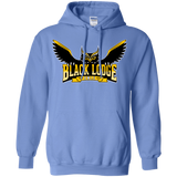 Sweatshirts Carolina Blue / Small Black Lodge Owls Pullover Hoodie