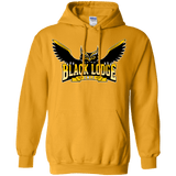 Sweatshirts Gold / Small Black Lodge Owls Pullover Hoodie