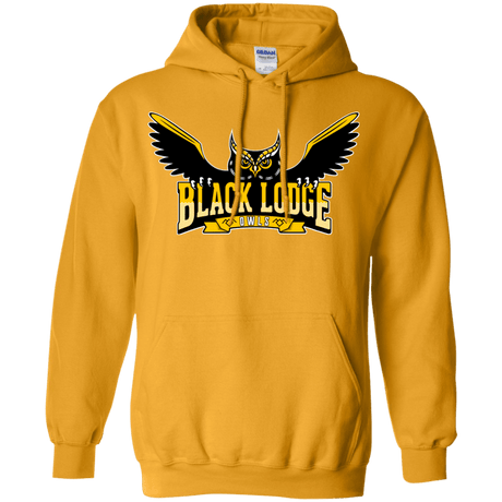 Sweatshirts Gold / Small Black Lodge Owls Pullover Hoodie