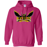 Sweatshirts Heliconia / Small Black Lodge Owls Pullover Hoodie