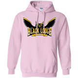 Sweatshirts Light Pink / Small Black Lodge Owls Pullover Hoodie