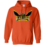 Sweatshirts Orange / Small Black Lodge Owls Pullover Hoodie