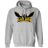 Sweatshirts Sport Grey / Small Black Lodge Owls Pullover Hoodie