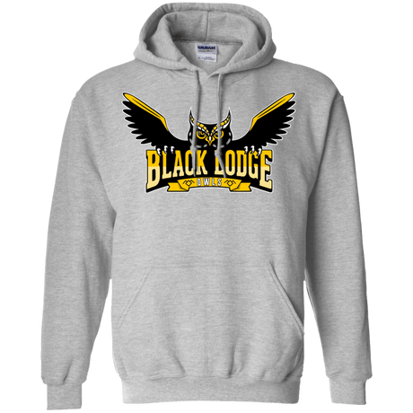 Sweatshirts Sport Grey / Small Black Lodge Owls Pullover Hoodie