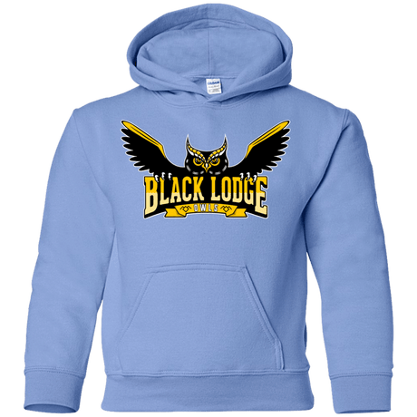 Sweatshirts Carolina Blue / YS Black Lodge Owls Youth Hoodie