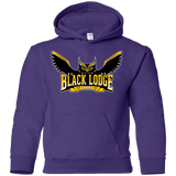 Sweatshirts Purple / YS Black Lodge Owls Youth Hoodie