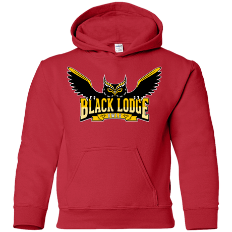 Sweatshirts Red / YS Black Lodge Owls Youth Hoodie