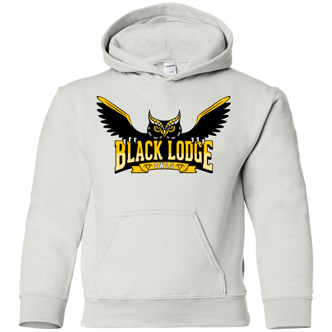 Sweatshirts White / YS Black Lodge Owls Youth Hoodie