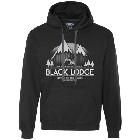 Sweatshirts Black / Small Black Lodge Premium Fleece Hoodie