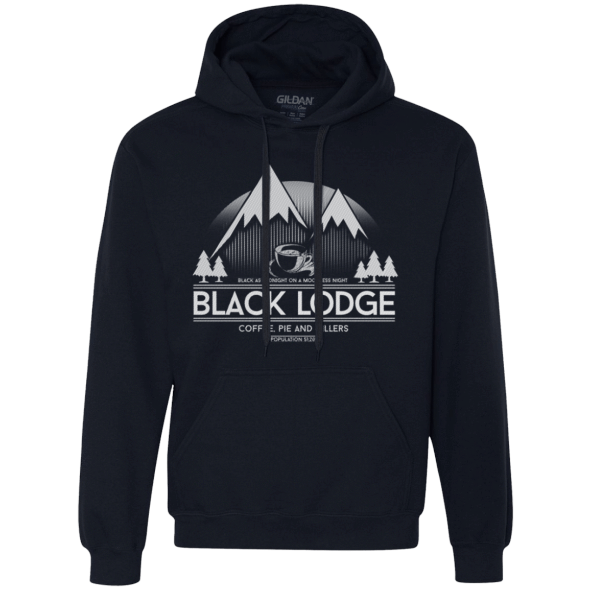 Sweatshirts Navy / Small Black Lodge Premium Fleece Hoodie