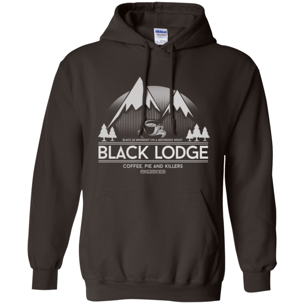 Sweatshirts Dark Chocolate / Small Black Lodge Pullover Hoodie