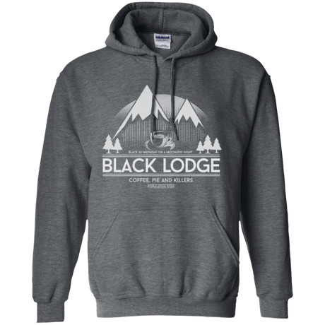 Sweatshirts Dark Heather / Small Black Lodge Pullover Hoodie