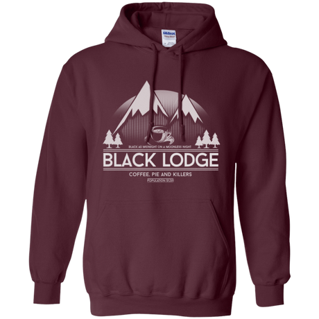 Sweatshirts Maroon / Small Black Lodge Pullover Hoodie