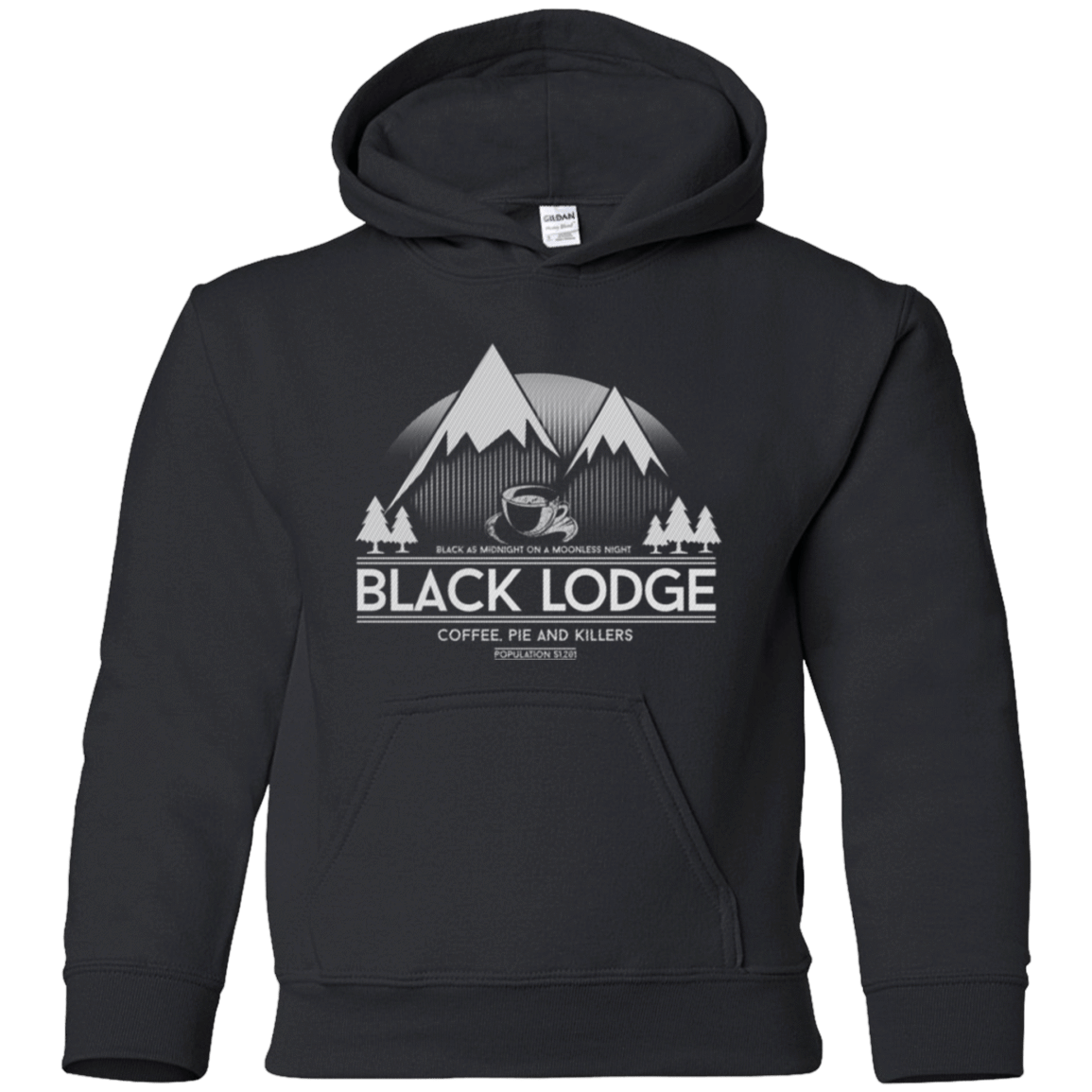 Sweatshirts Black / YS Black Lodge Youth Hoodie