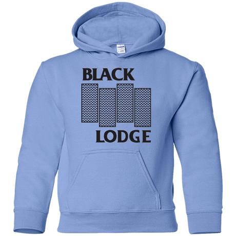 Sweatshirts Carolina Blue / YS BLACK LODGE Youth Hoodie