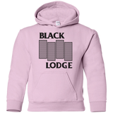 Sweatshirts Light Pink / YS BLACK LODGE Youth Hoodie