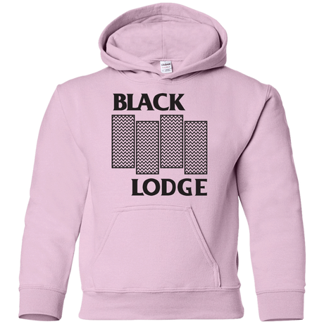 Sweatshirts Light Pink / YS BLACK LODGE Youth Hoodie