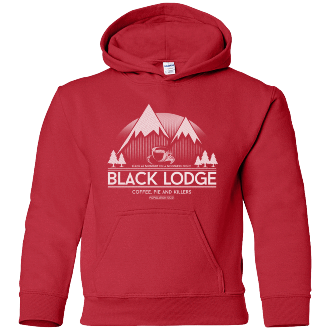 Sweatshirts Red / YS Black Lodge Youth Hoodie