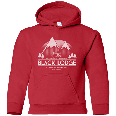 Sweatshirts Red / YS Black Lodge Youth Hoodie