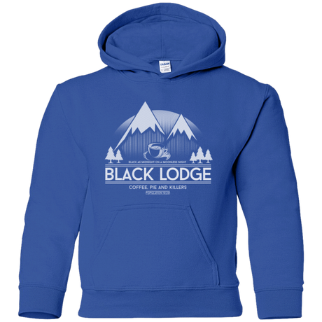 Sweatshirts Royal / YS Black Lodge Youth Hoodie