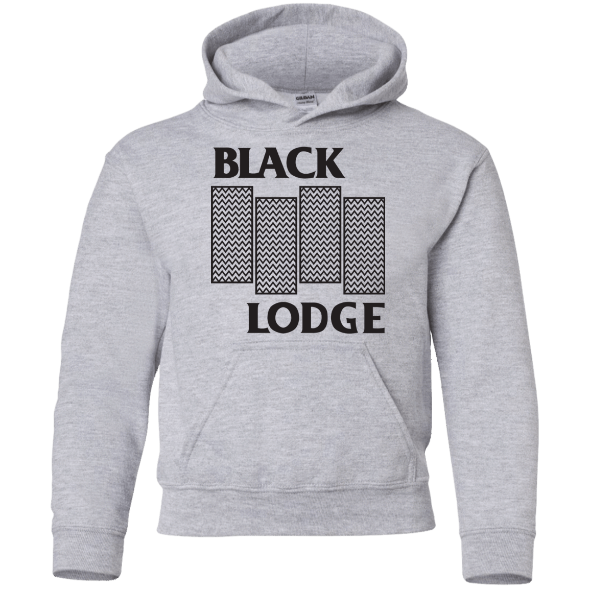 Sweatshirts Sport Grey / YS BLACK LODGE Youth Hoodie