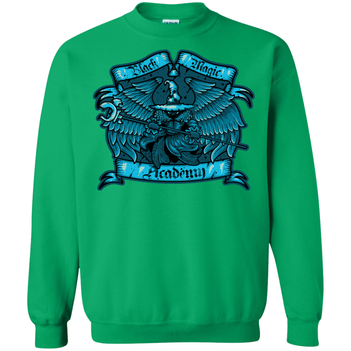 Sweatshirts Irish Green / S Black Magic Academy Crewneck Sweatshirt