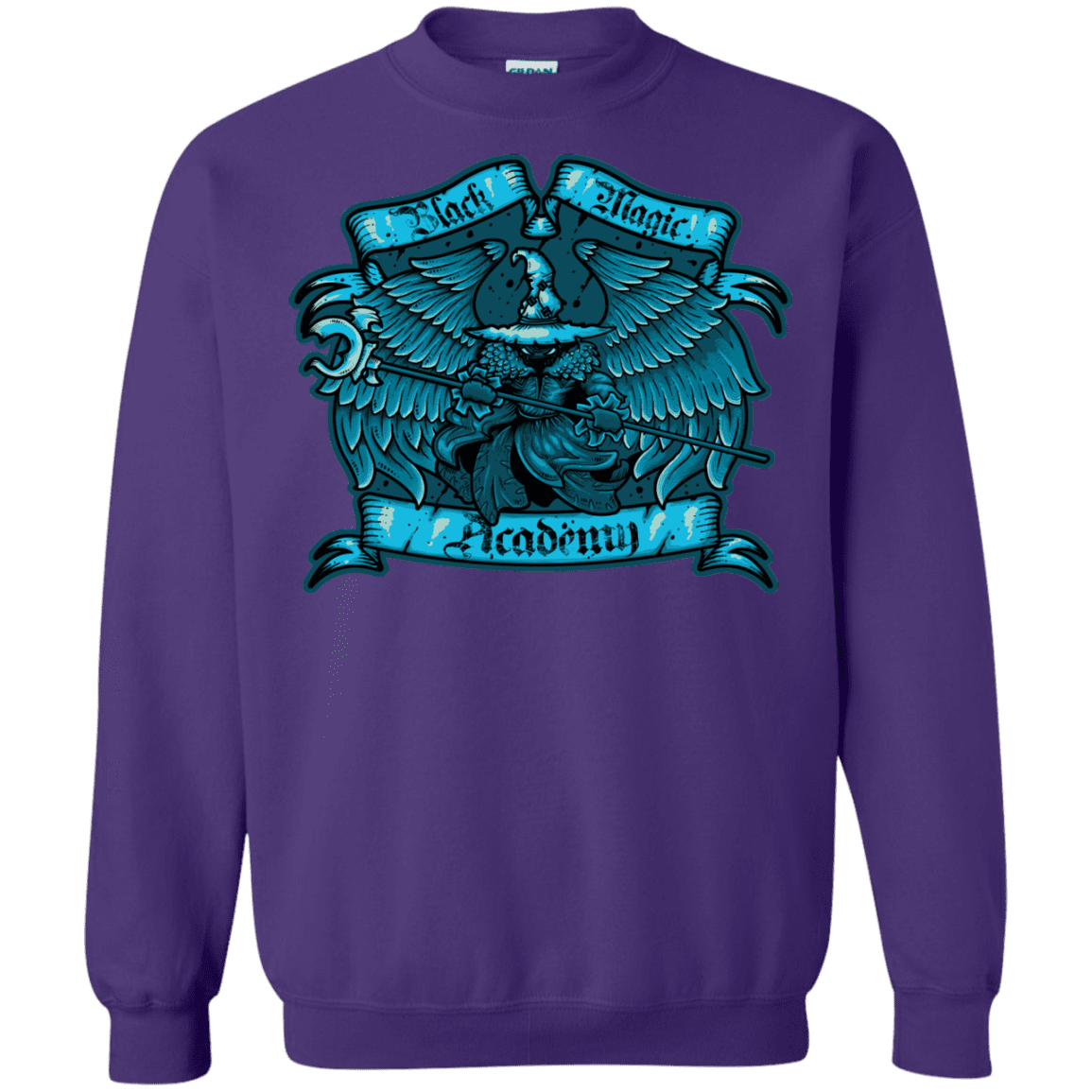 Sweatshirts Purple / S Black Magic Academy Crewneck Sweatshirt