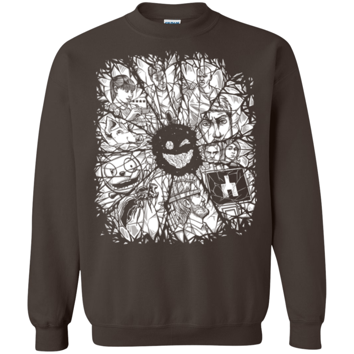 Sweatshirts Dark Chocolate / S Black Mirror Crewneck Sweatshirt