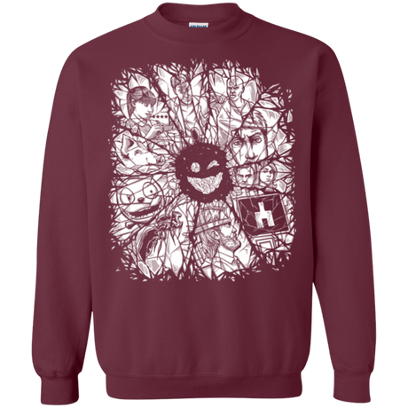 Sweatshirts Maroon / S Black Mirror Crewneck Sweatshirt