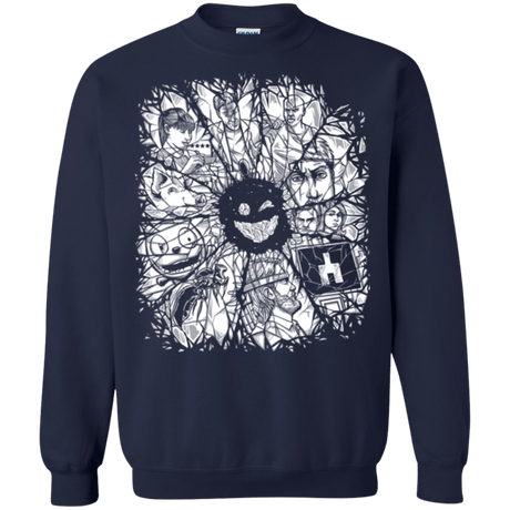 Sweatshirts Navy / S Black Mirror Crewneck Sweatshirt