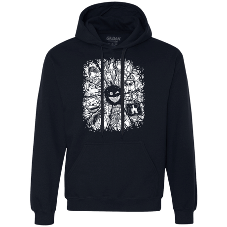 Sweatshirts Navy / S Black Mirror Premium Fleece Hoodie