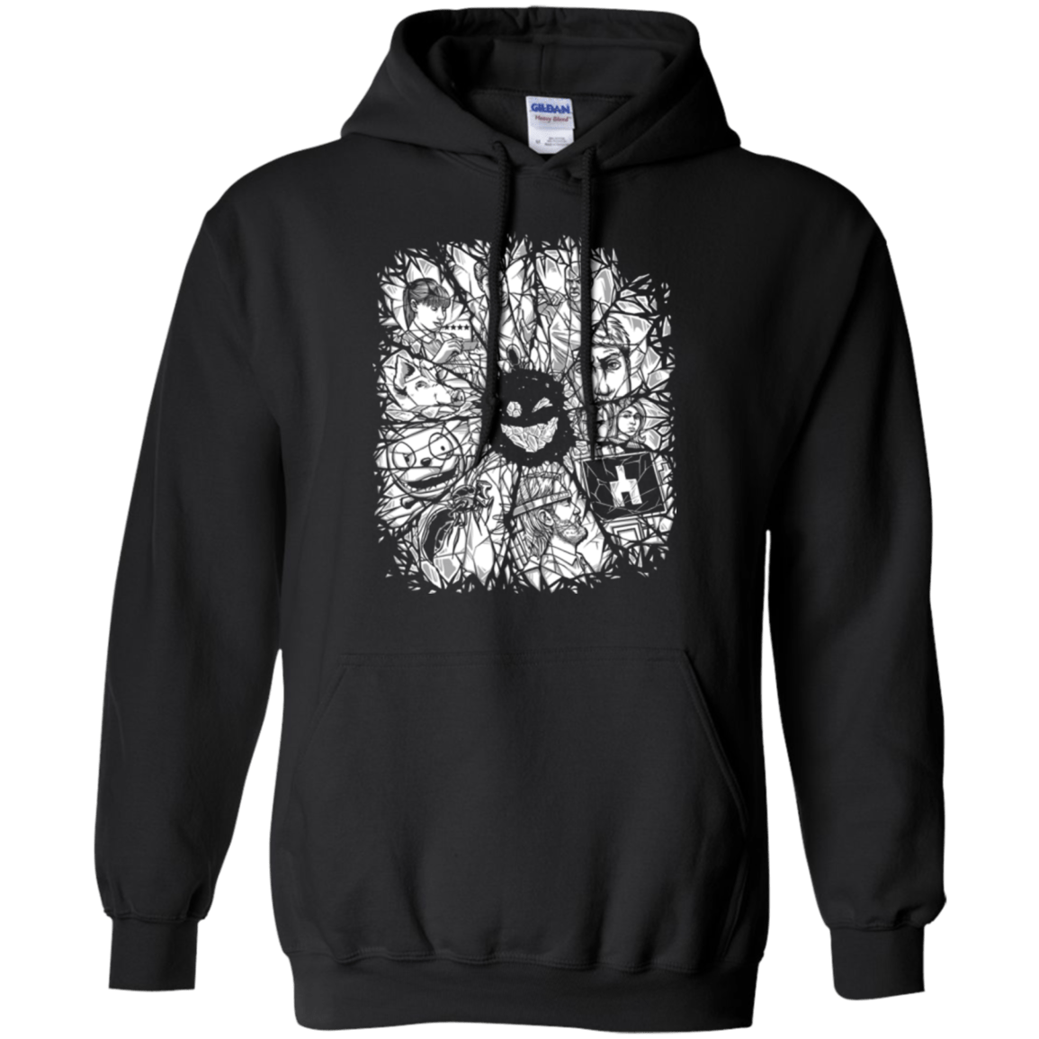 Sweatshirts Black / S Black Mirror Pullover Hoodie