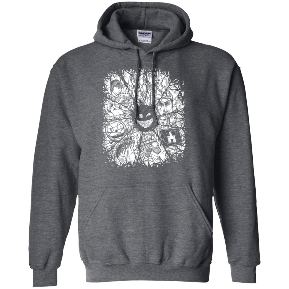 Sweatshirts Dark Heather / S Black Mirror Pullover Hoodie