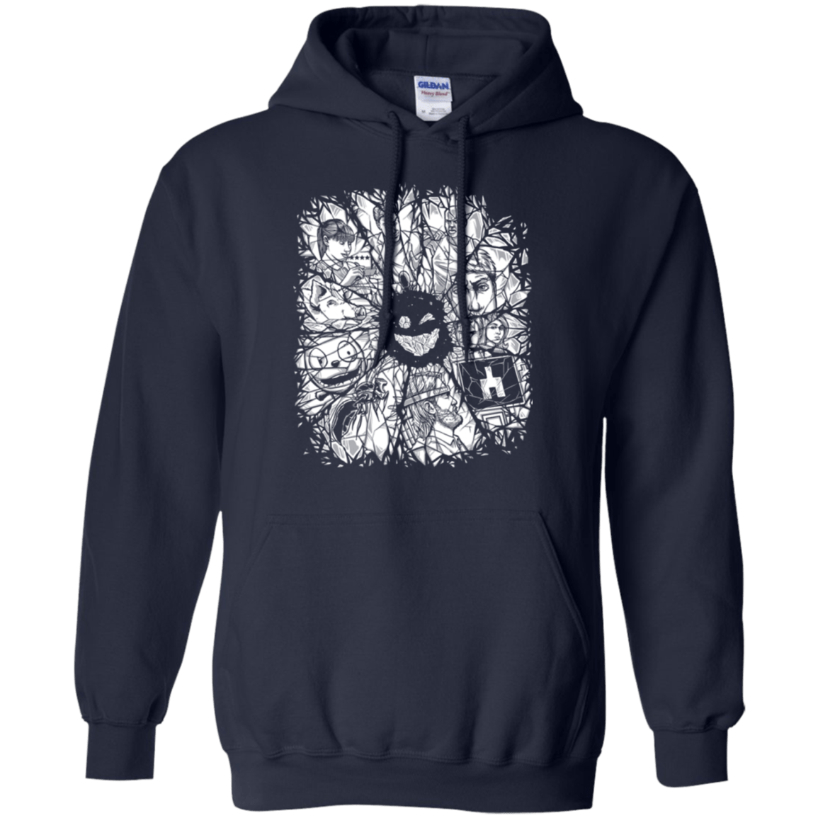Sweatshirts Navy / S Black Mirror Pullover Hoodie