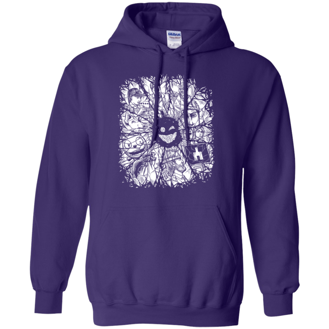 Sweatshirts Purple / S Black Mirror Pullover Hoodie